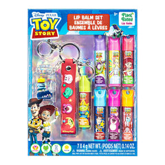 Townley Girl front packaging showing seven Toy Story lip balms and colorful box for gifting