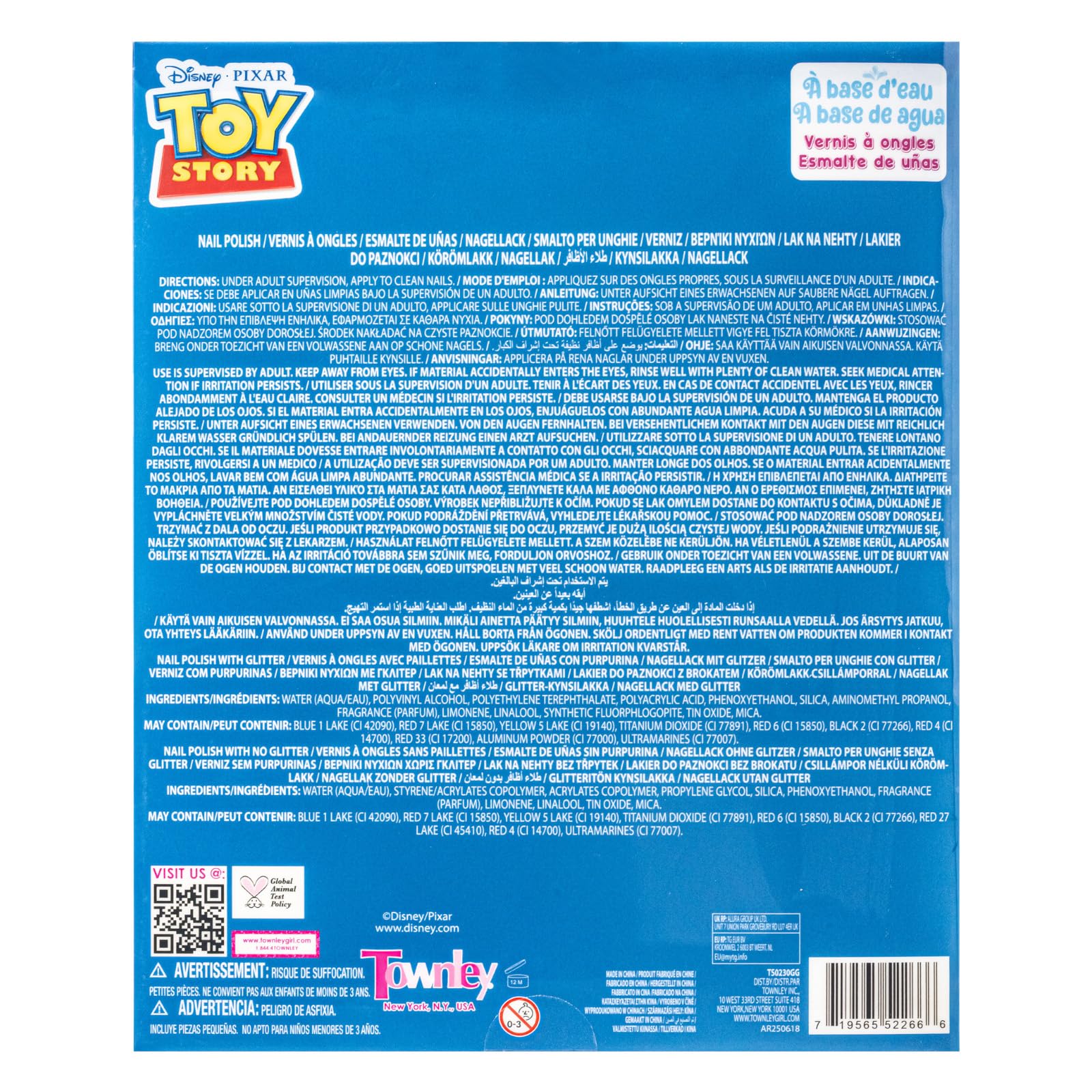 Townley Girl spa party scene with kids using polishes for fun activities