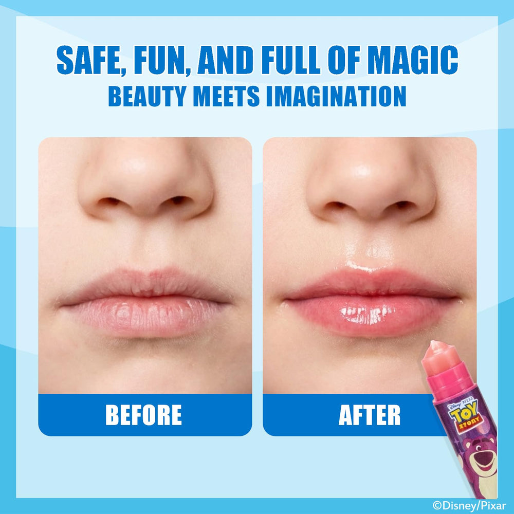 Townley Girl strawberry-scent tube close-up highlighting design and kid-friendly cap