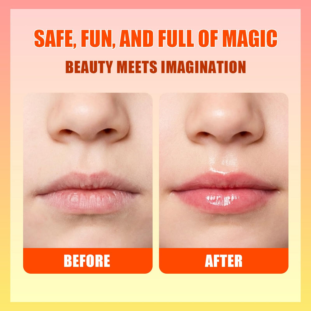 Townley Girl lip balm clipped on a backpack showing quick access and anti-loss benefit