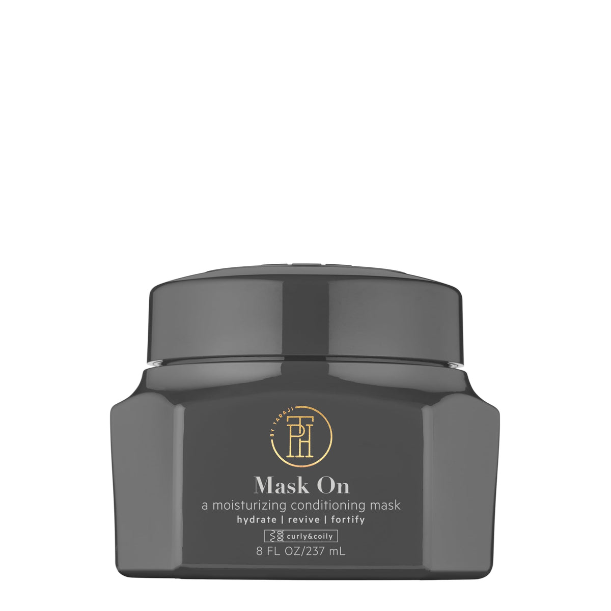 TPH by Taraji front jar view showing clean packaging and benefit of nourishment
