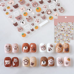 TPhaelay packaging showing two bear sticker sheets and reuse storage benefit