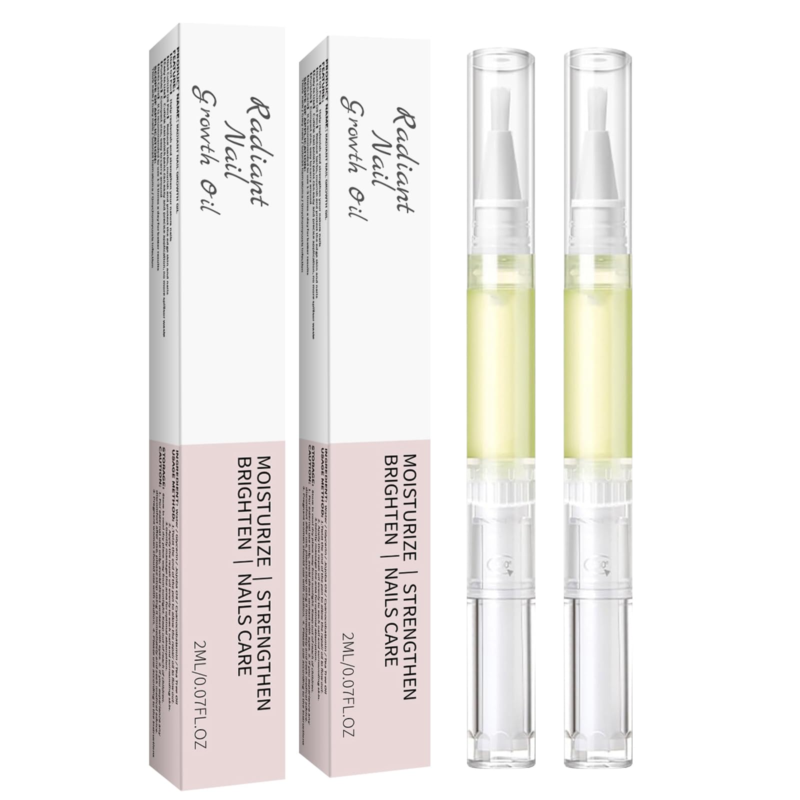 Tpyag front packaging showing two nail growth pens and benefits