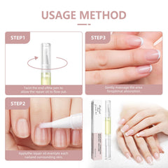 Tpyag pen being applied to cuticle for targeted nourishment