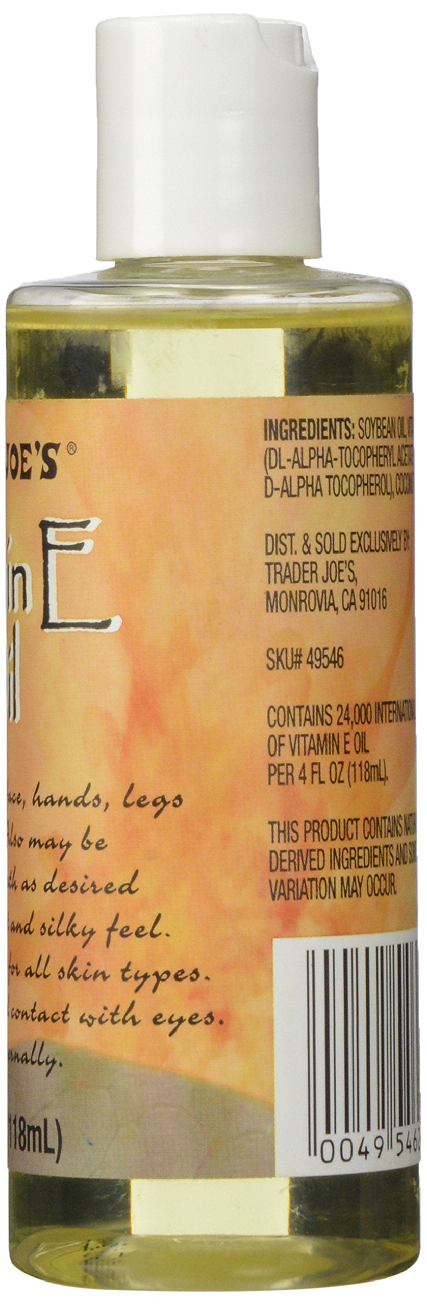 Trader Joe's oil pouring close-up highlighting smooth texture and easy application for soft skin
