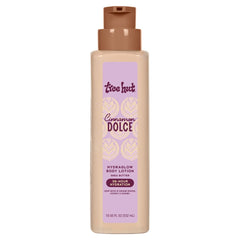 Tree Hut front bottle showing Cinnamon Dolce label and size, comforting scent