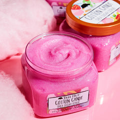 Tree Hut close-up texture of sugar scrub revealing exfoliating crystals and moisturizing oils