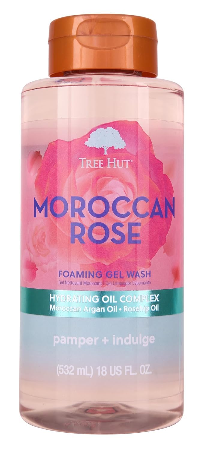 Tree Hut front bottle shot showing label and hydrating benefit