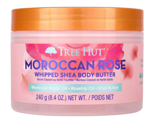 Tree Hut front jar view shows packaging and easy-to-grip lid benefit