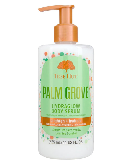 Tree Hut front bottle showing label and 11 oz size, clear product benefit