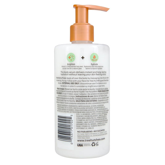 Tree Hut pump-detail focusing on dispensing ease and precise dosage benefit