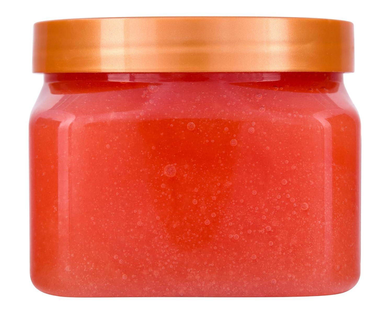 Tree Hut peach sorbet sugar granules detail highlighting gentle exfoliation