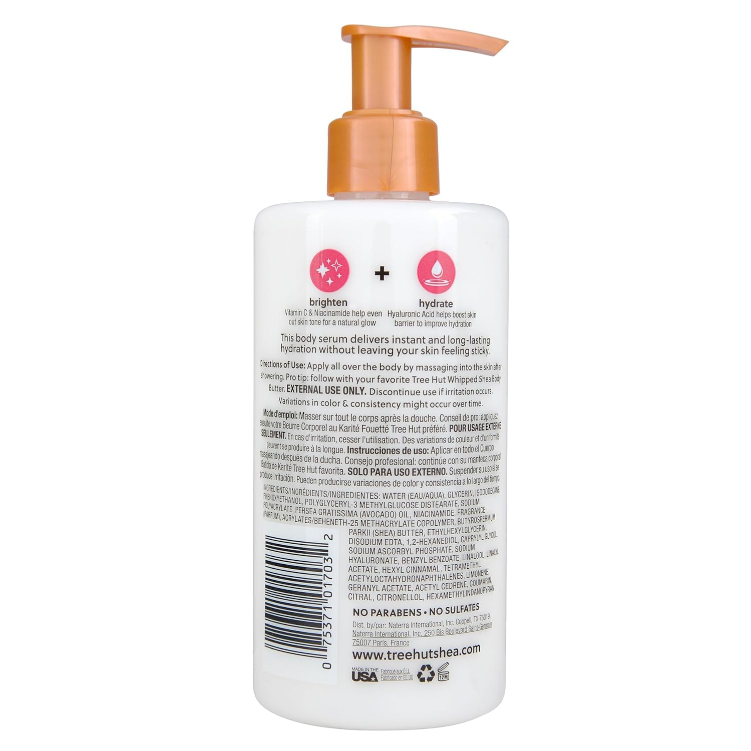 Tree Hut close-up serum texture showing lightweight hydration