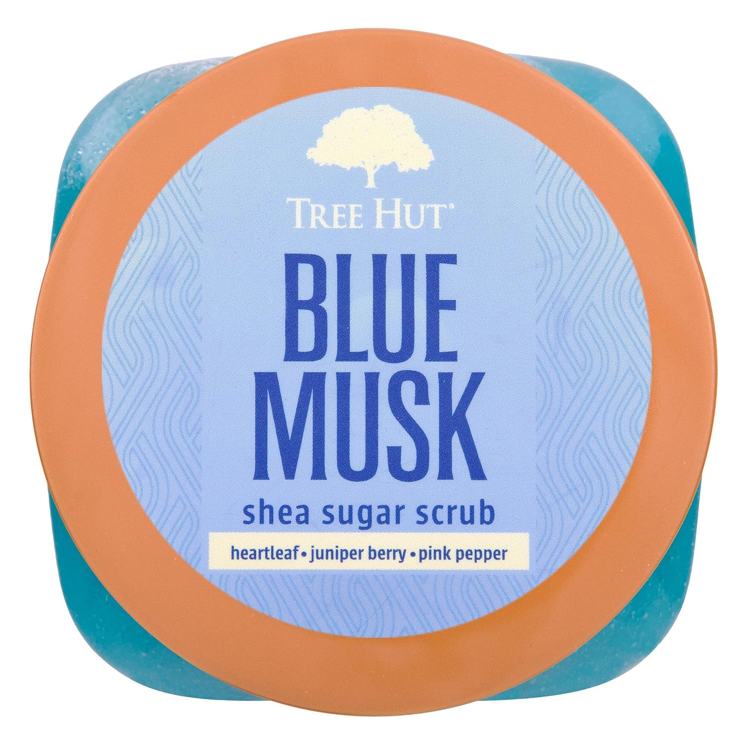 Tree Hut close-up of sugar scrub texture, highlighting exfoliating crystals and creamy oils