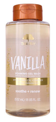 Tree Hut front bottle view showing label and vanilla scent benefit