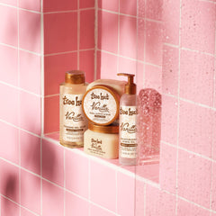Tree Hut label detail emphasizing paraben-free and cruelty-free benefit