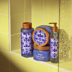 Tree Hut bottle staged in bathroom lifestyle scene for gifting appeal