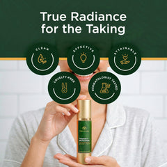 Tree of Life Beauty on bathroom vanity in lifestyle scene promoting routine simplicity