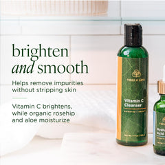 Tree of Life Beauty pump and label close-up highlighting ingredients