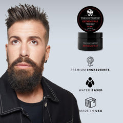TRENDSTARTER styled short hair showing strong matte definition and texture