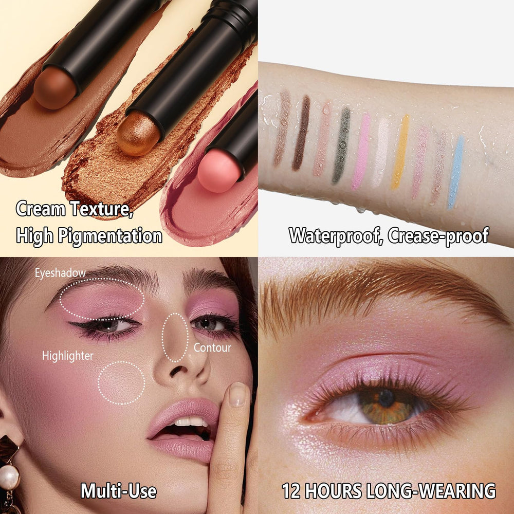 TrendyNow champagne used as eyeliner near lashes for soft definition