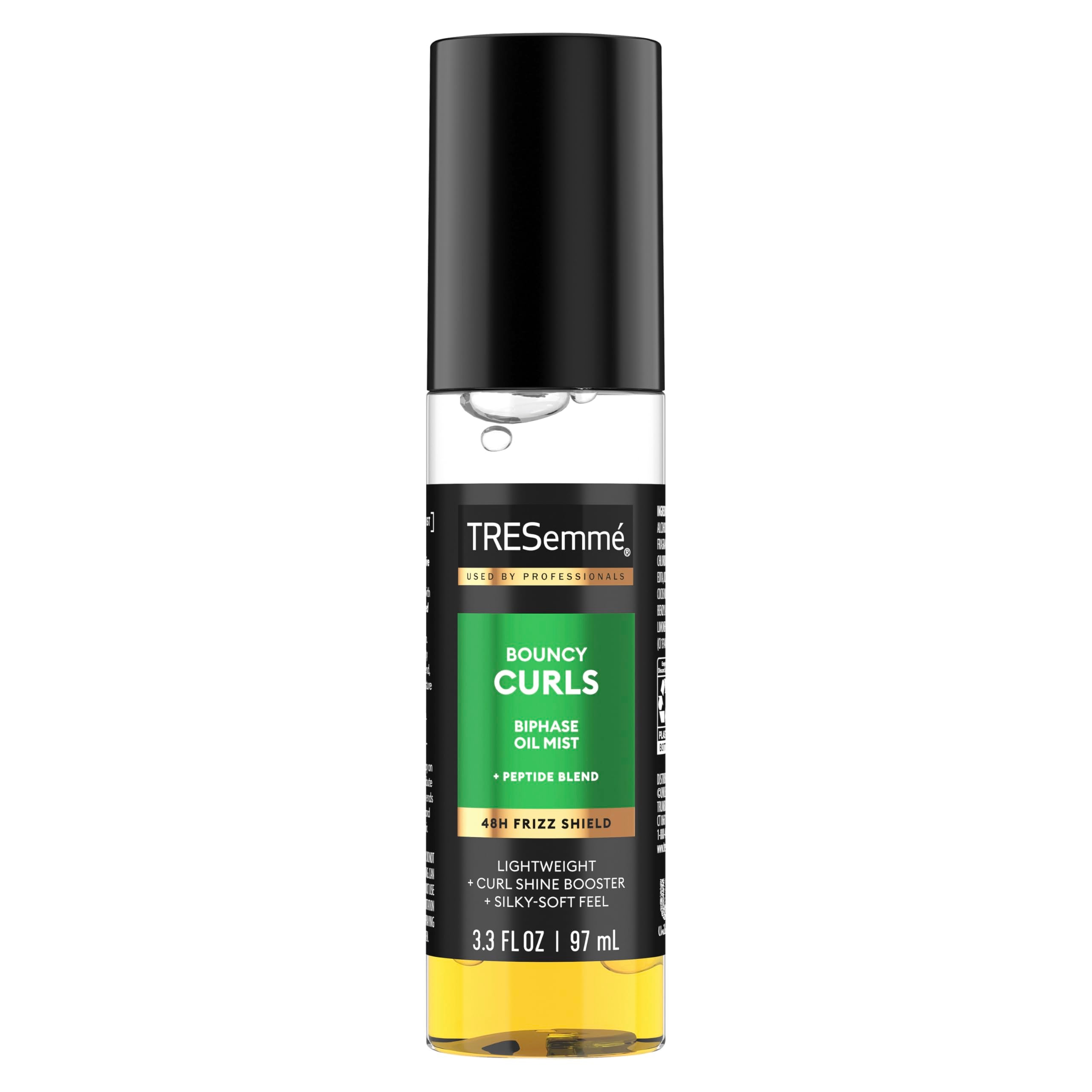 TRESemmé front packaging showing bottle and label for quick identification and benefit