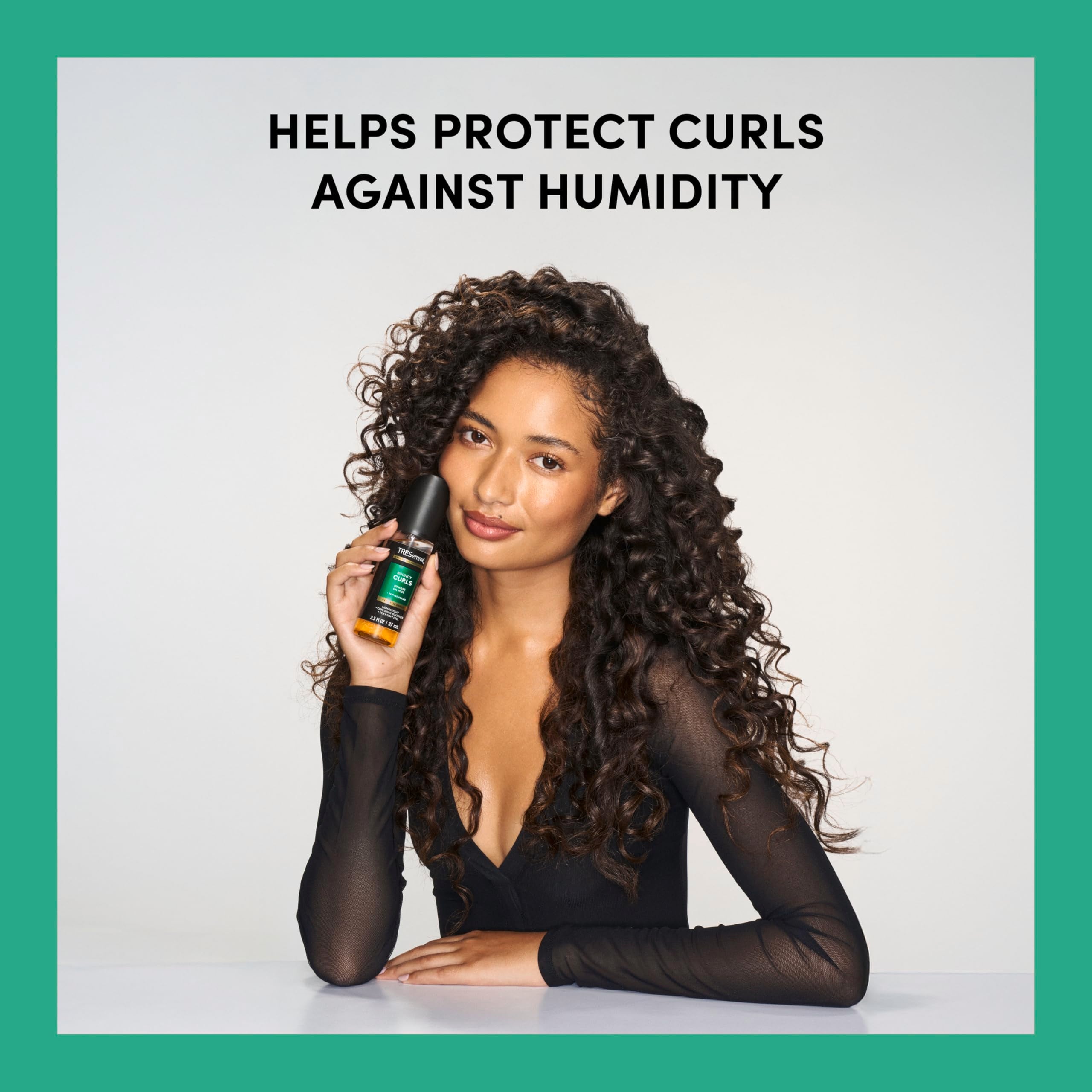 TRESemmé close-up oil droplet texture illustrating smoothing benefits for cuticles