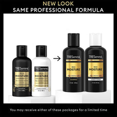 TRESemmé conditioner cream texture demonstrating smooth detangling benefits