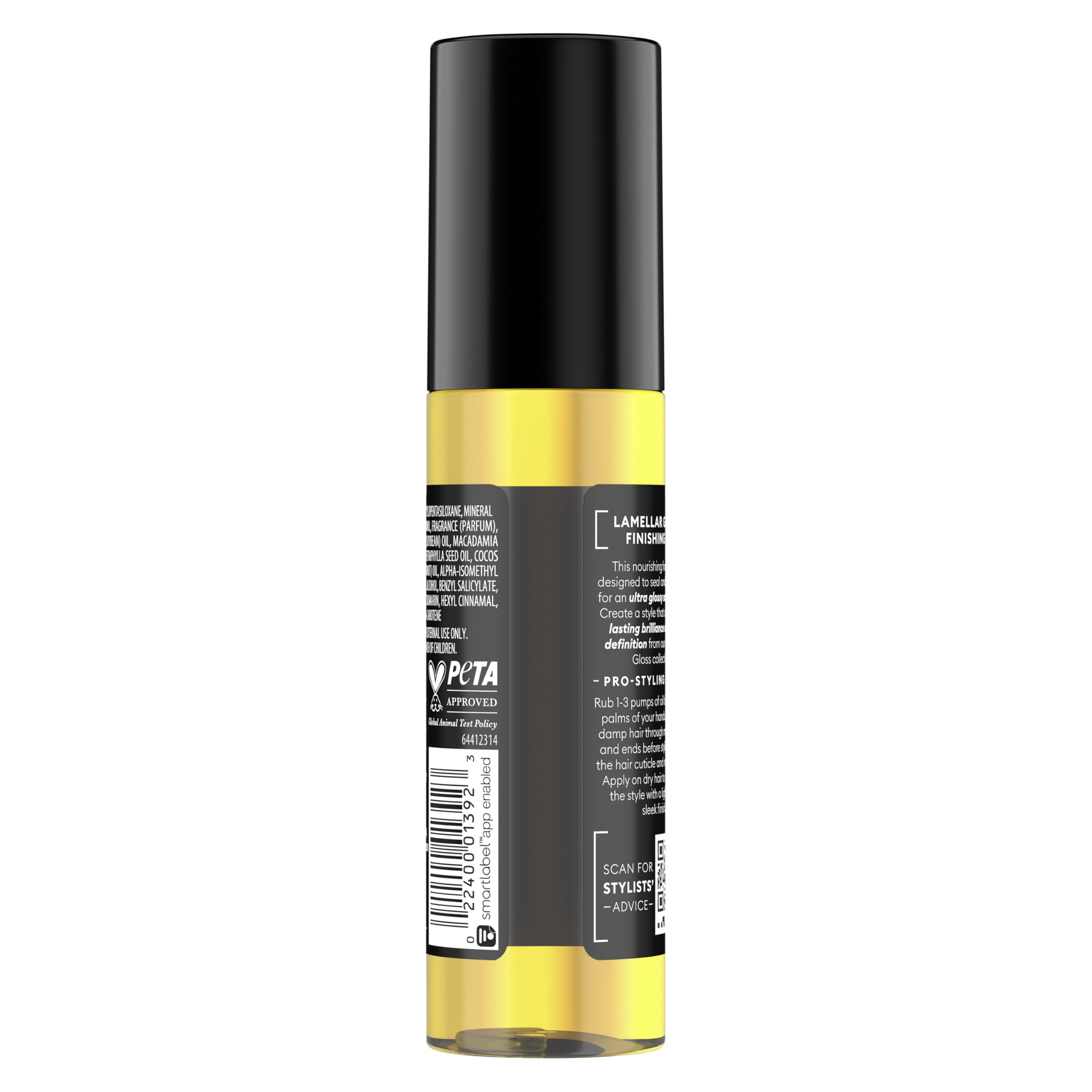 TRESemmé pump close-up highlighting controlled dispensing and ease