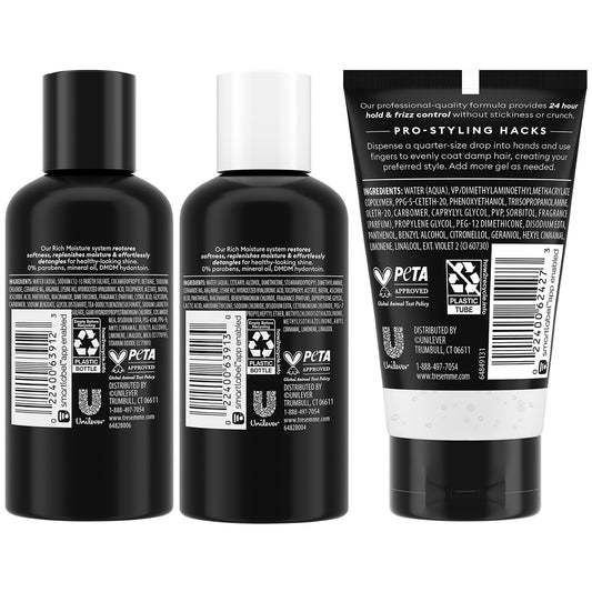 TRESemmé shampoo lather texture demonstrating hydrating foam for clean hair