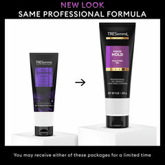 TRESemmé gel texture close-up showing smooth, non-sticky consistency