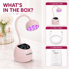 TREZUMA next to powerbank showing USB recharge for travel freedom