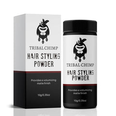 Tribal Chimp front packaging showing compact 10g tube and branding benefit instant volume