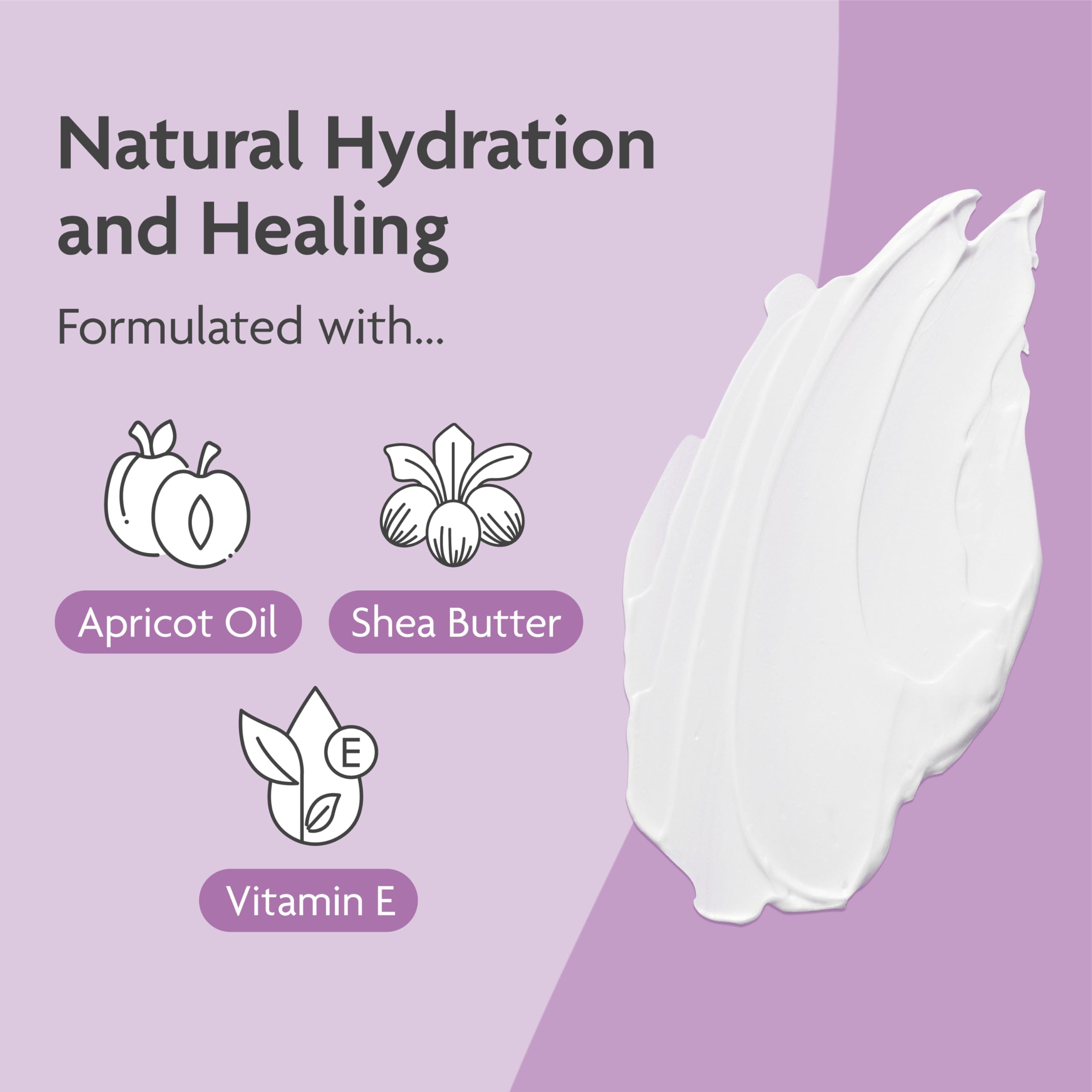 Trilastin applied to pregnant belly showing soothing hydration benefit