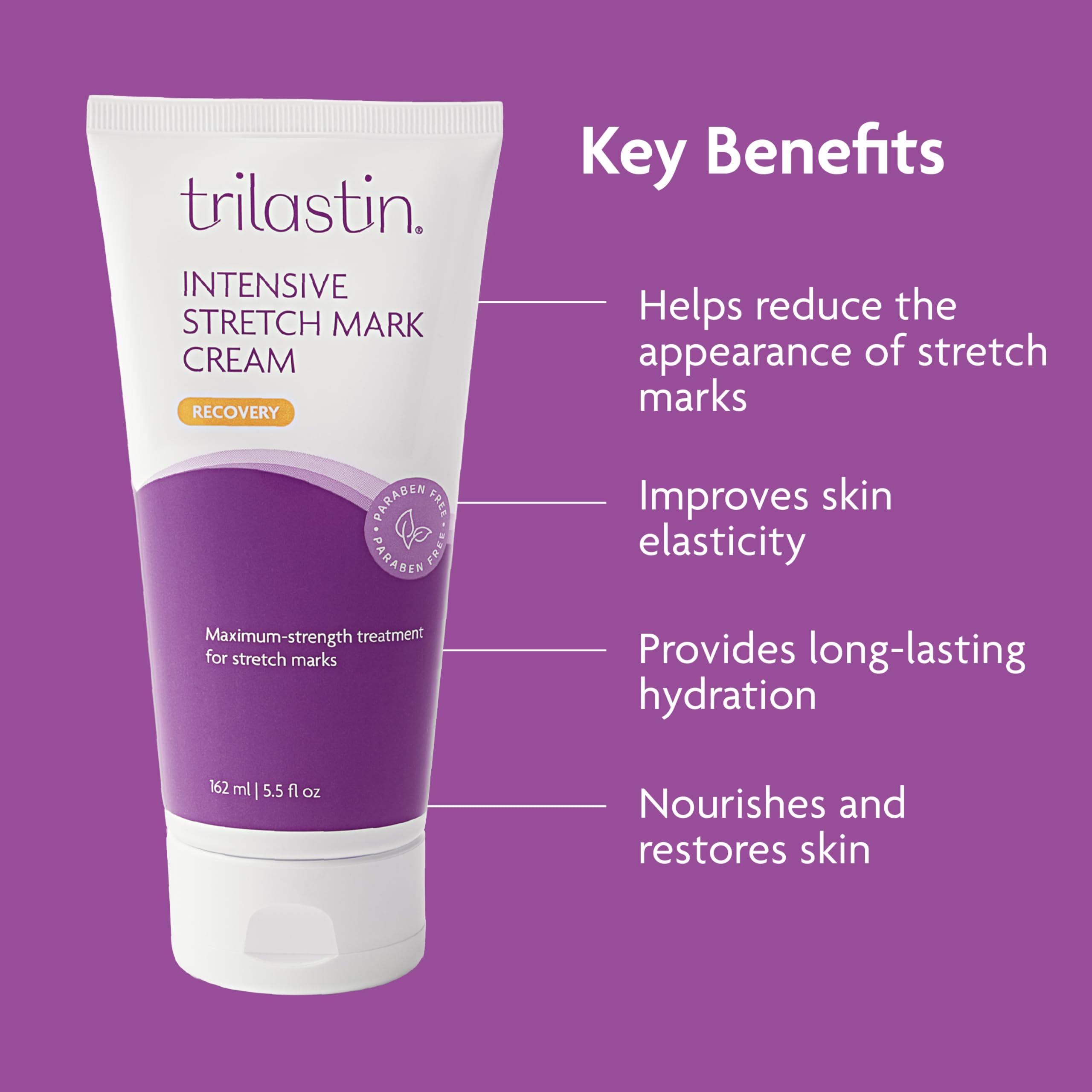 TriLASTIN bottle label closeup displaying ingredients and usage