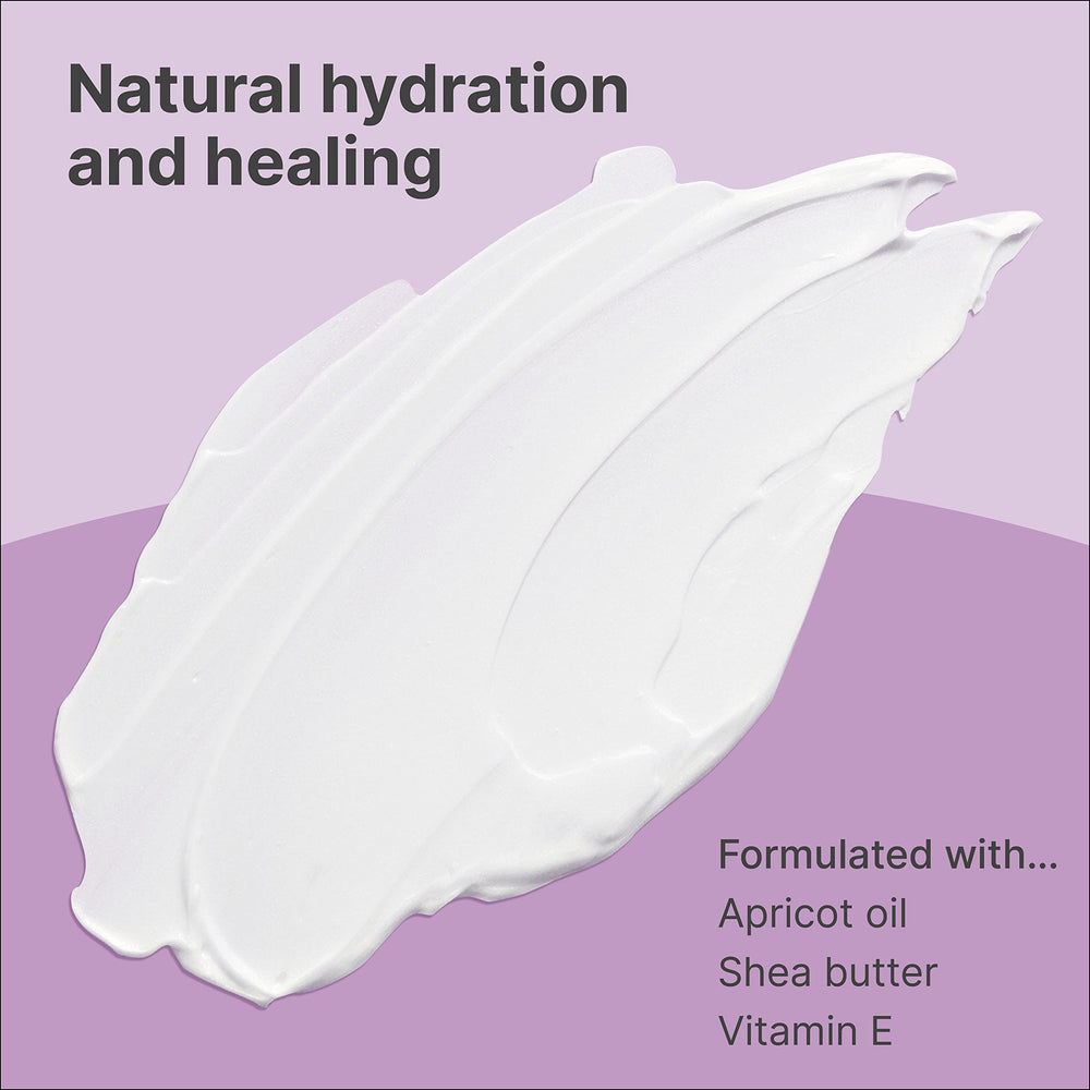 TriLASTIN ingredients display shea butter and vitamin E highlighting nourishment
