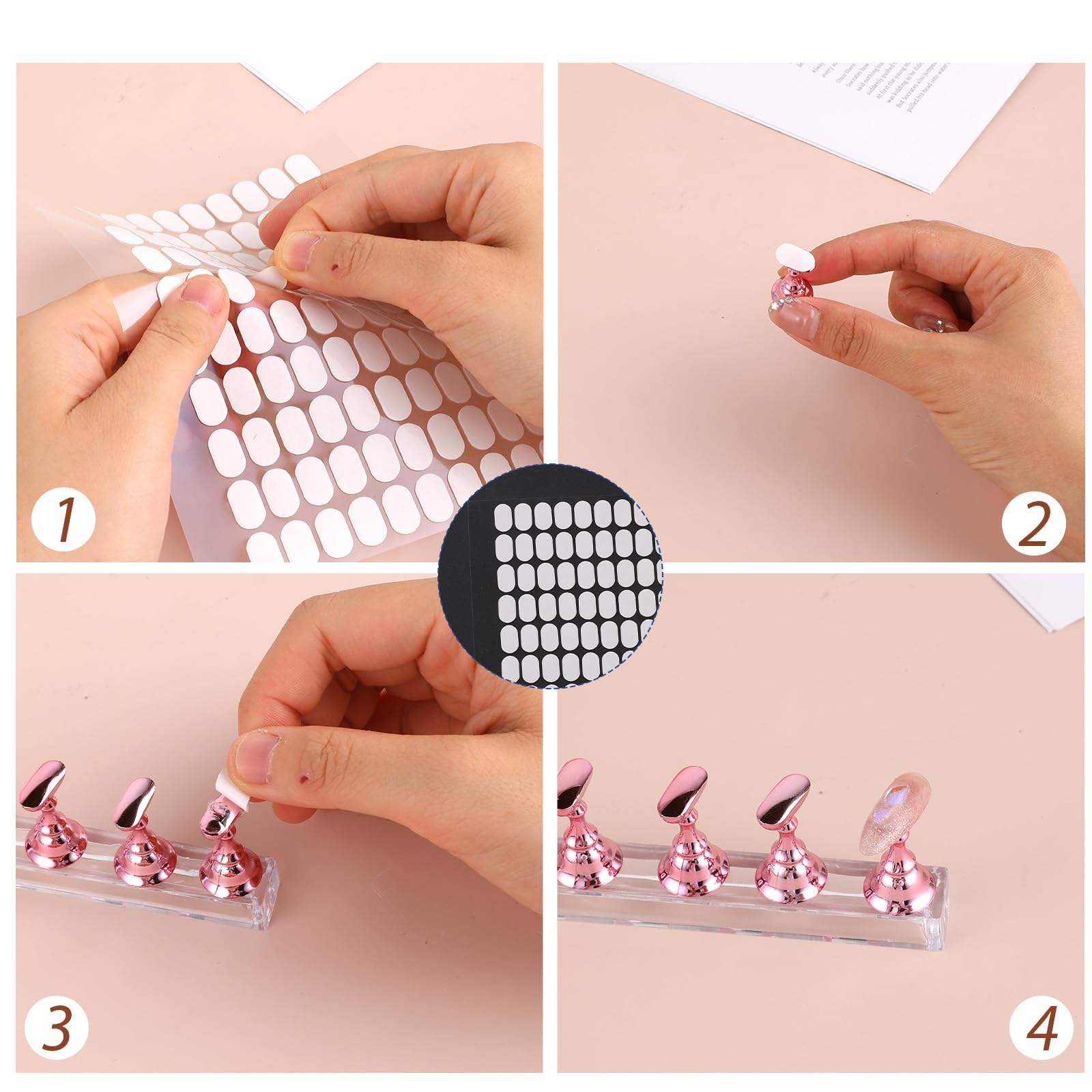 Trinkrittey display book in salon setting showing quick setup and professional look
