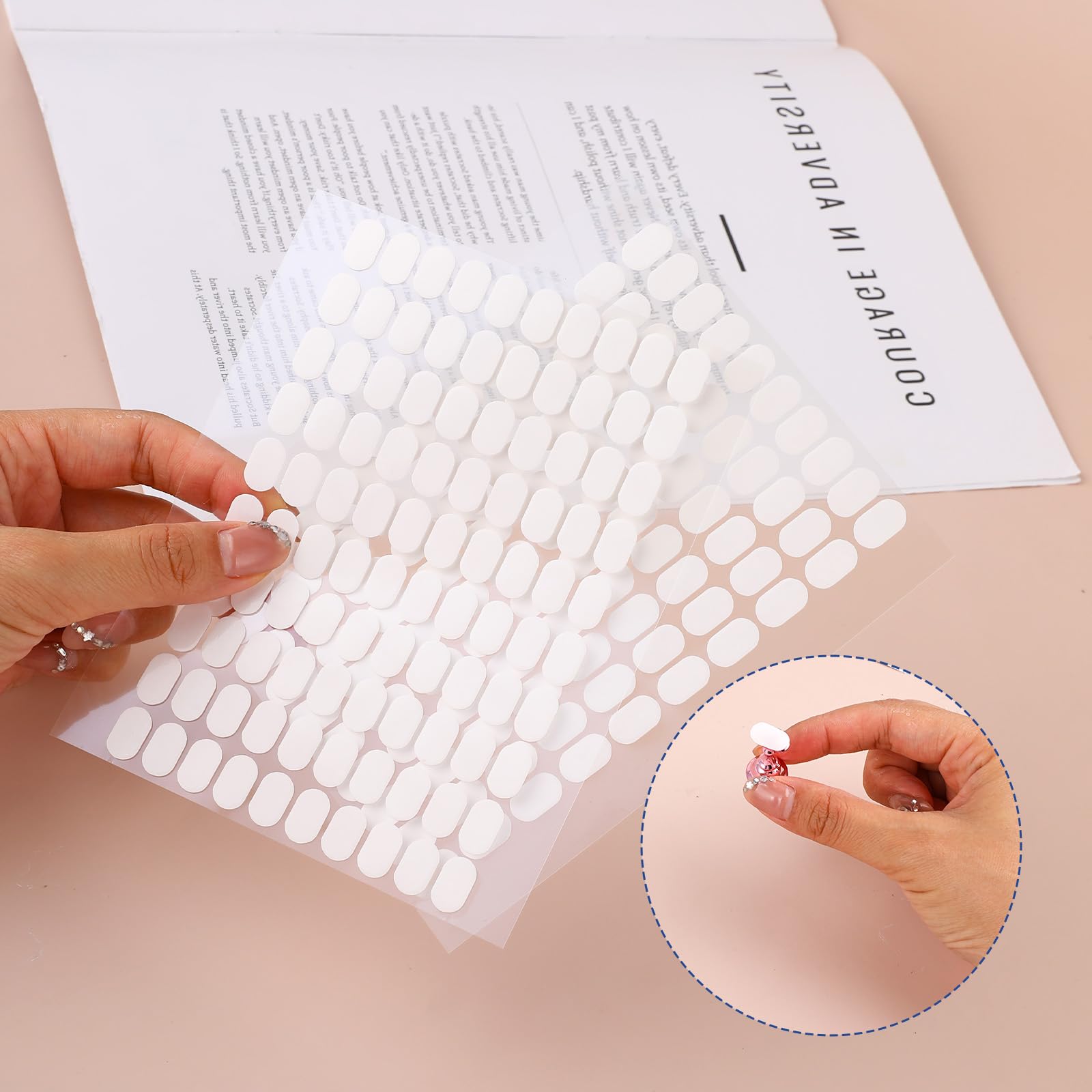 Trinkrittey strips next to a coin showing compact supply and long-lasting value