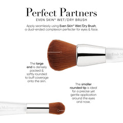 Trish McEvoy Beauty Balm applied with fingers demonstrating quick application benefit