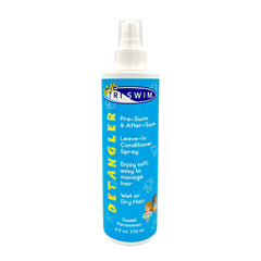 TRISWIM front packaging detangler spray showing gentle protection and easy use