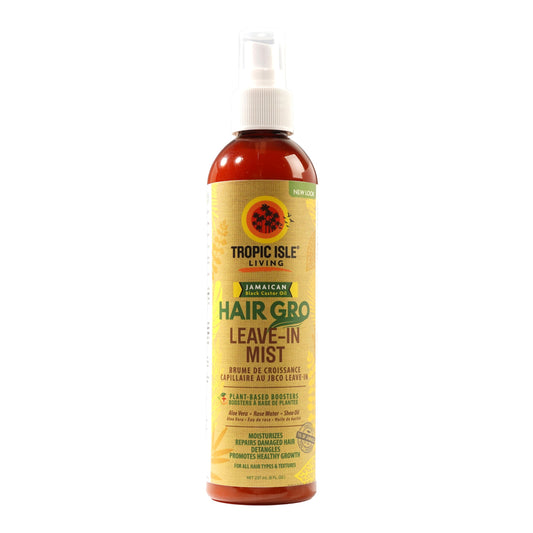 Tropic Isle Living front bottle view showing label and 8oz size benefits
