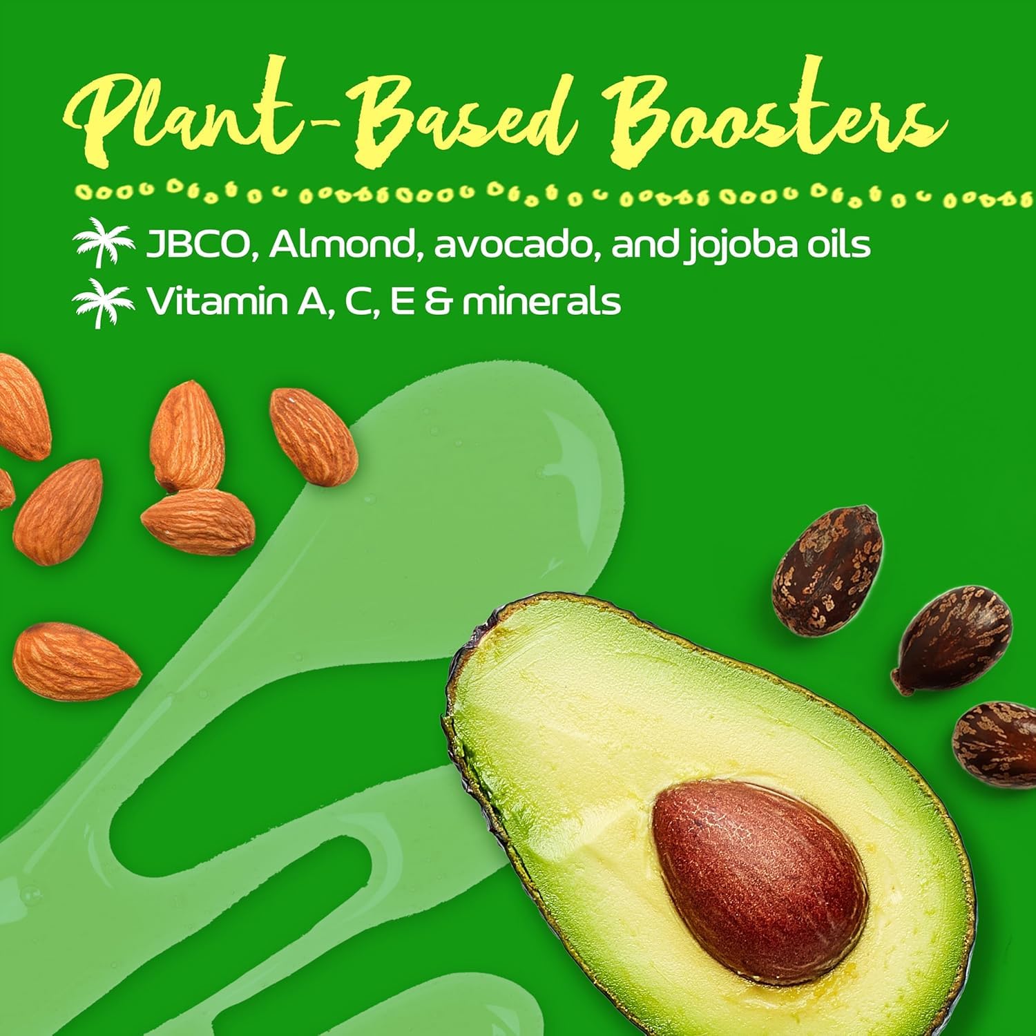 Tropic Isle Living almond avocado jojoba trio emphasizing natural nourishment