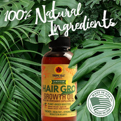 Tropic Isle Living scalp application with fingertip massage for calming hydration