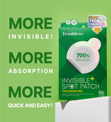 Troubless close up of patch texture highlighting thin transparent material