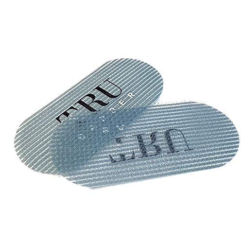 TRU BARBER close-up showing textured interior and smooth edges for secure hold without snagging, benefits gentle grip