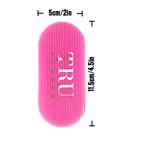 TRU BARBER clip holding hair during salon haircut for precise styling