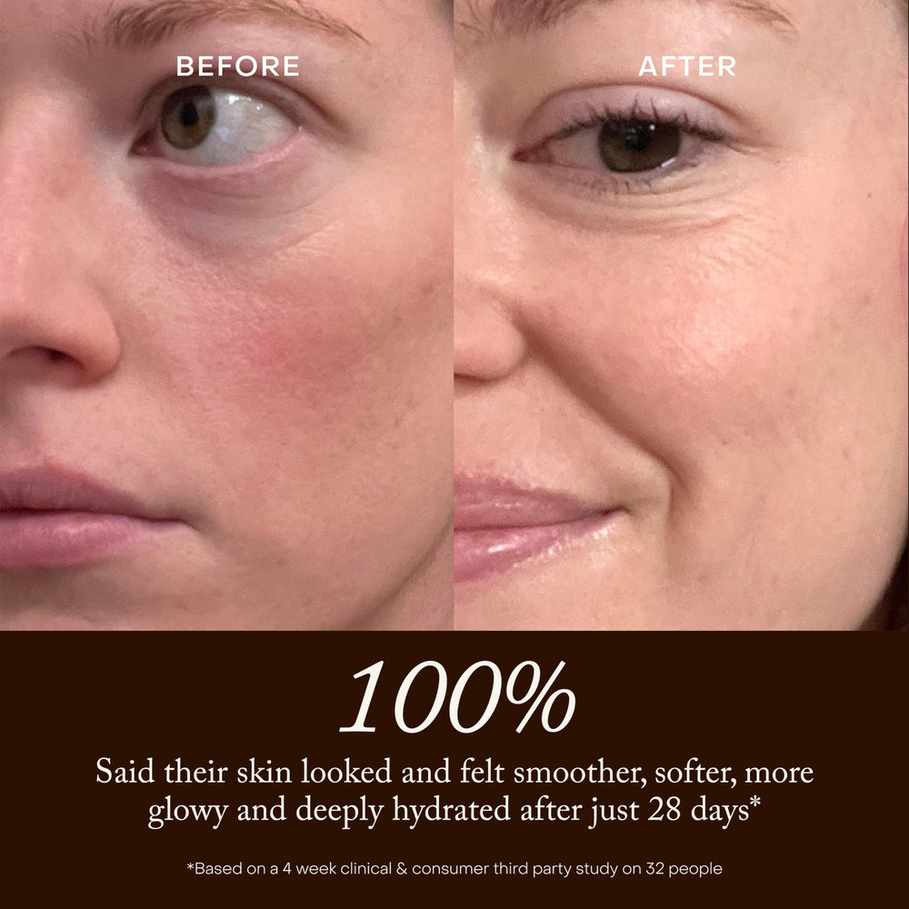 True Botanicals cream applied on hand demonstrating lightweight absorption and hydration benefit