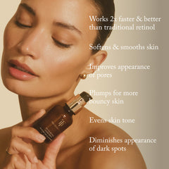 True Botanicals serum texture on hand demonstrating lightweight hydrating finish