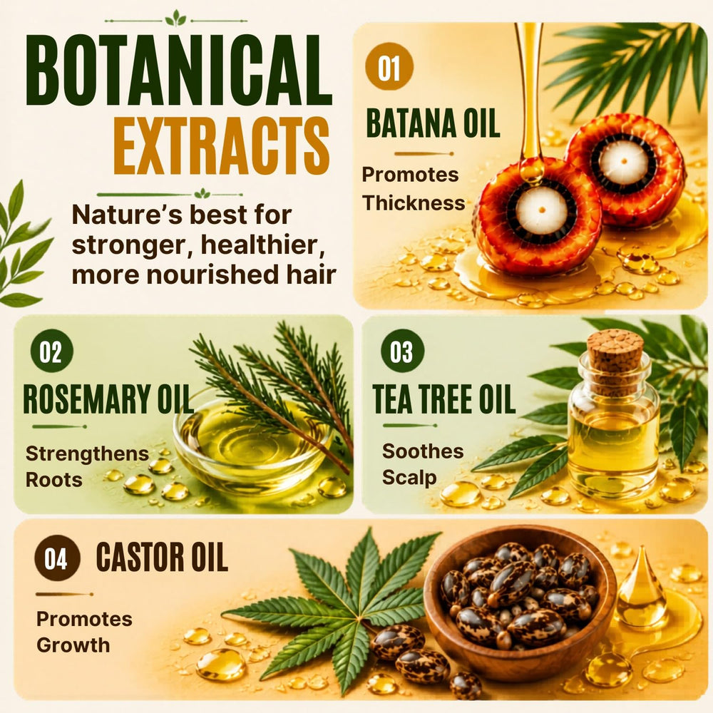 TRUÉ PURSUÉ batana oil ingredient bottle highlighting nourishment benefit