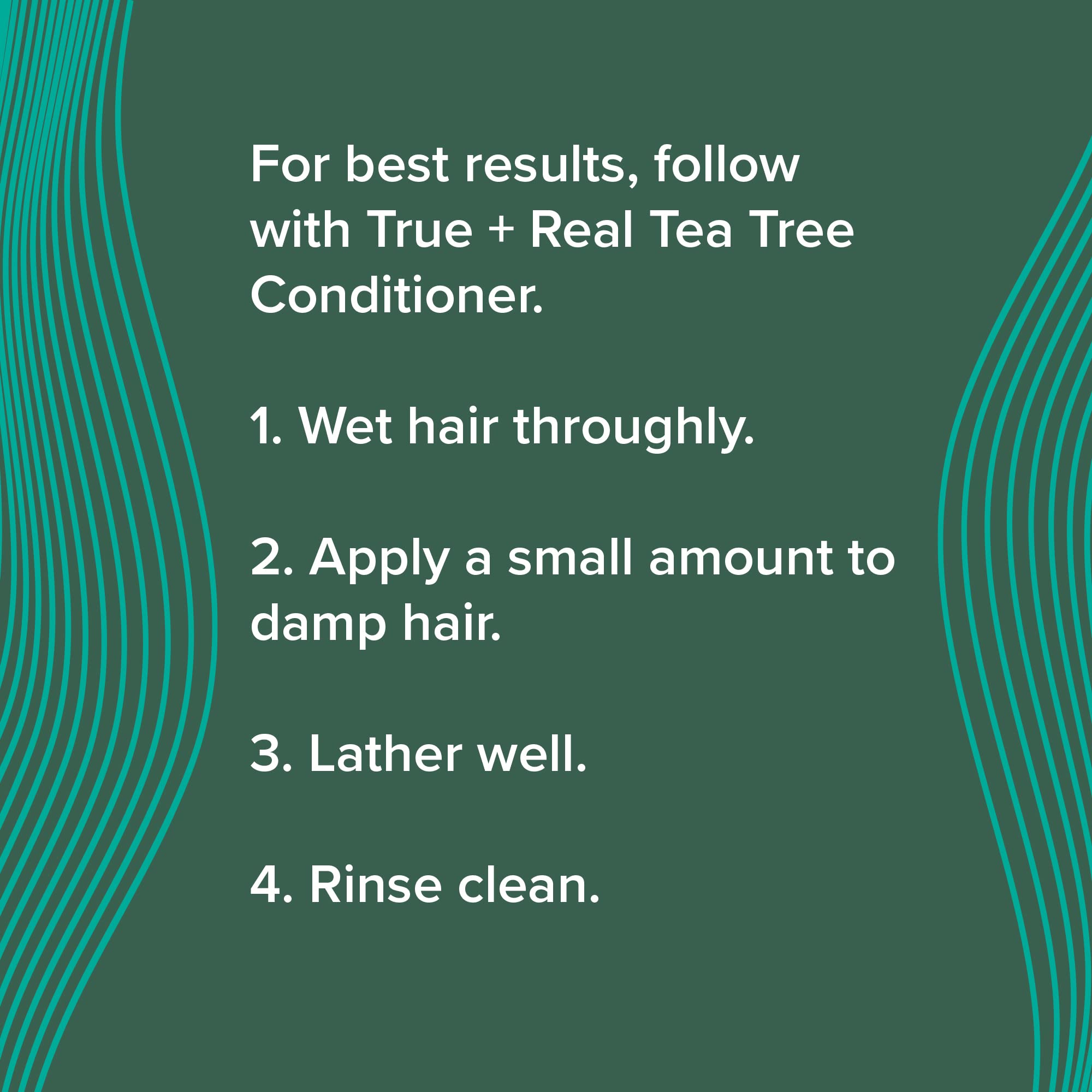 True+Real shampoo used in shower, cooling mint sensation for scalp refresh
